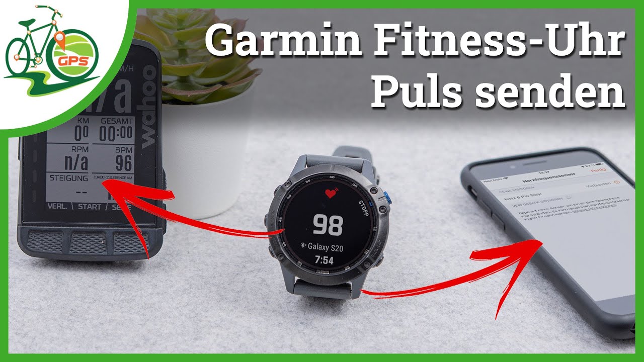 Garmin Uhr als Puls-Sensor ⌚ Herzfrequenz senden von Fenix, Forerunner und Co 💓