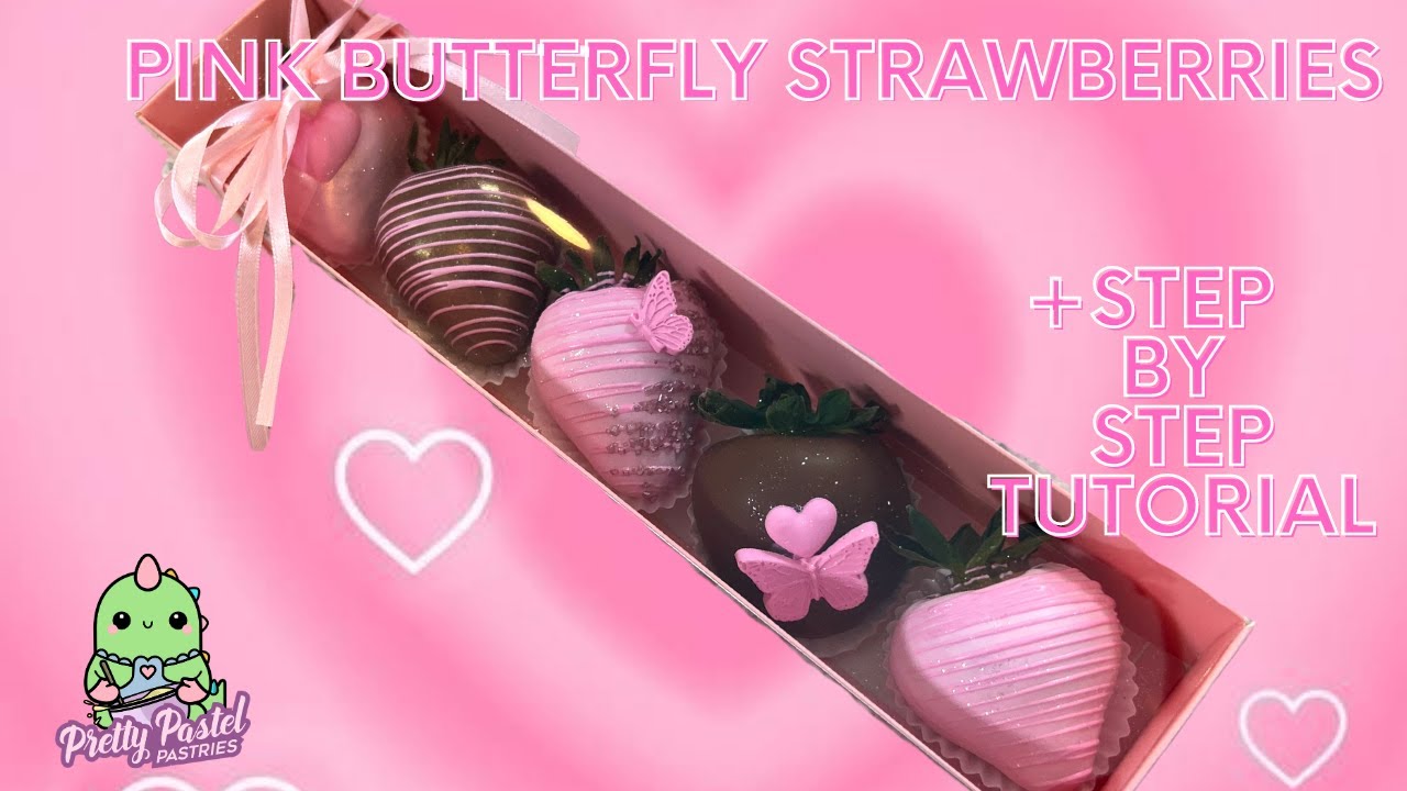 Easy Butterfly Chocolate Covered Strawberries | Step By Step Full Tutorial 2024
