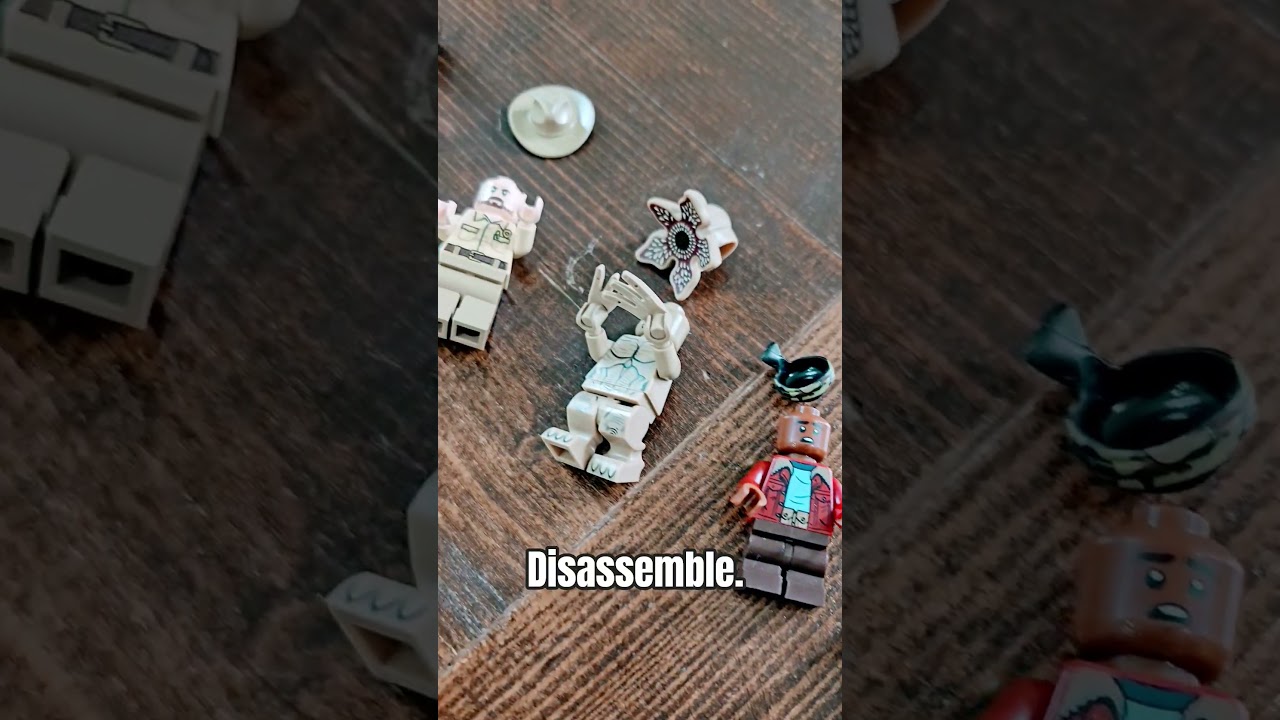 Cleaning a used set ... LEGO Stranger Things