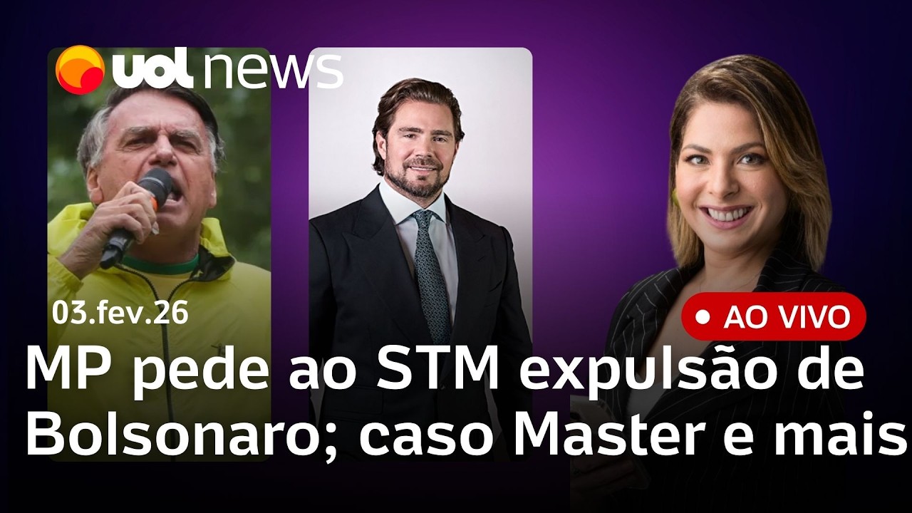 MP pede ao STM expulsão e perda de patente de Bolsonaro; PF prende ex-presidente da Rioprevidência