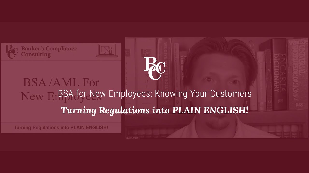 Banker's BSA Guide to the Basics - CIP, CDD, ECDD and CDDBO