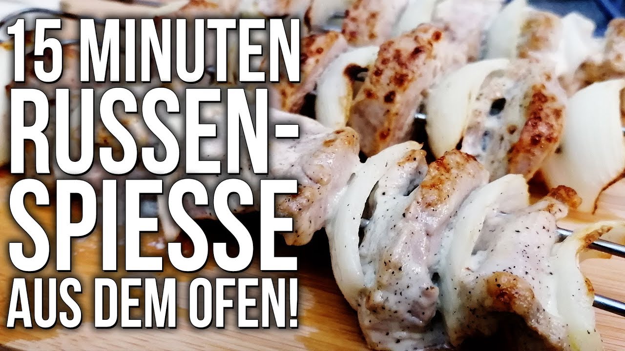 REZEPT: 15 MINUTEN RUSSENSPIE&szlig;E AUS DEM OFEN - schnell und einfach selber machen!