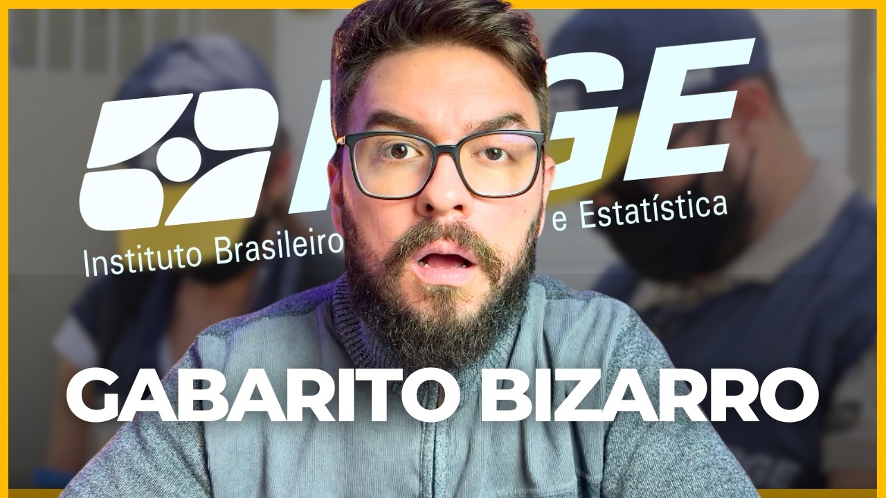 FGV DIVULGA GABARITO DO IBGE E É PIOR DO QUE EU IMAGINAVA