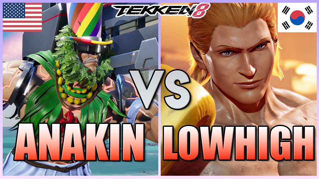 Tekken 8  ▰  Anakin (Jack-8) Vs Lowhigh (Steve) ▰ High Level Gameplay