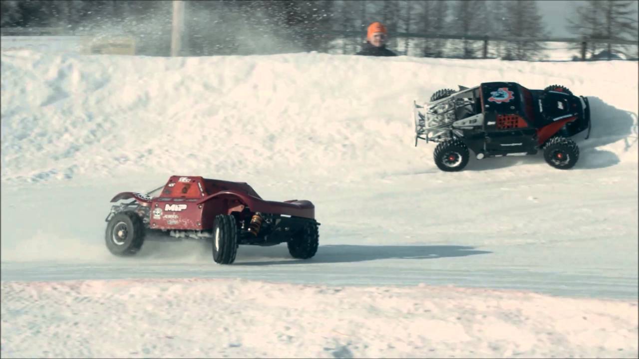 Rc Spin On Ice 2016   ( Losi 5ive-T, HPI Baja )