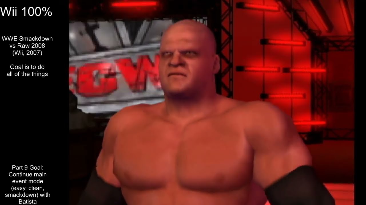 Wii 100% - WWE Smackdown Vs Raw 2008 100% (Wii, 2007) - Part 10