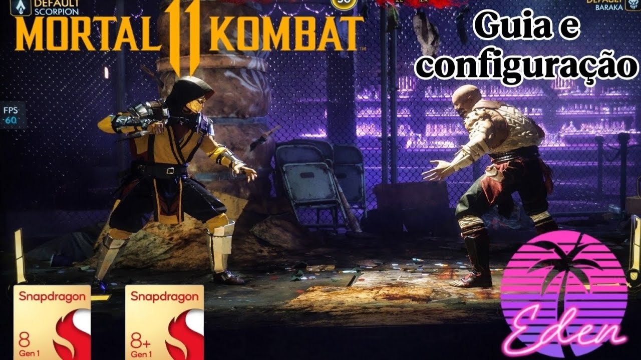 Mortal Kombat 11 Lite (Switch) no celular 🔥 Guia + Config no Eden emulador 