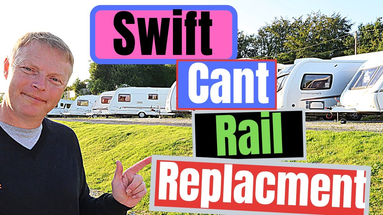 Замена направляющих боковых поручней каравана Swift.
