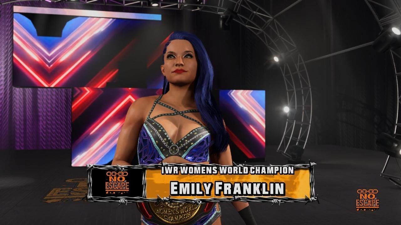 IWR No Escape Part 4: Emily Franklin vs Amy Ricci for the IWR Women’s World Title. 