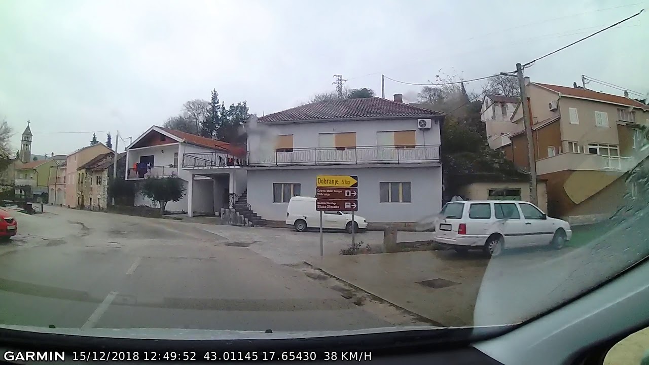 DRIVE #419: Badžula-Mlini&scaron;te-Dubravica-Metković (Croatia) (timelapse 4x) *Read Description*