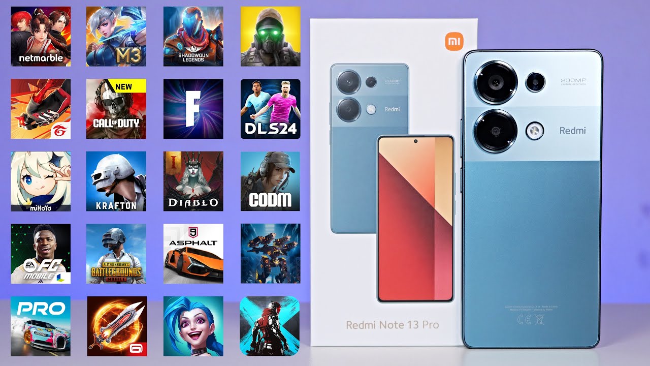 Game Test Redmi Note 13 Pro 4G in 20 Games Android -Fortnite -PUBG Genshin Call of Duty | G99 Ultra🔥