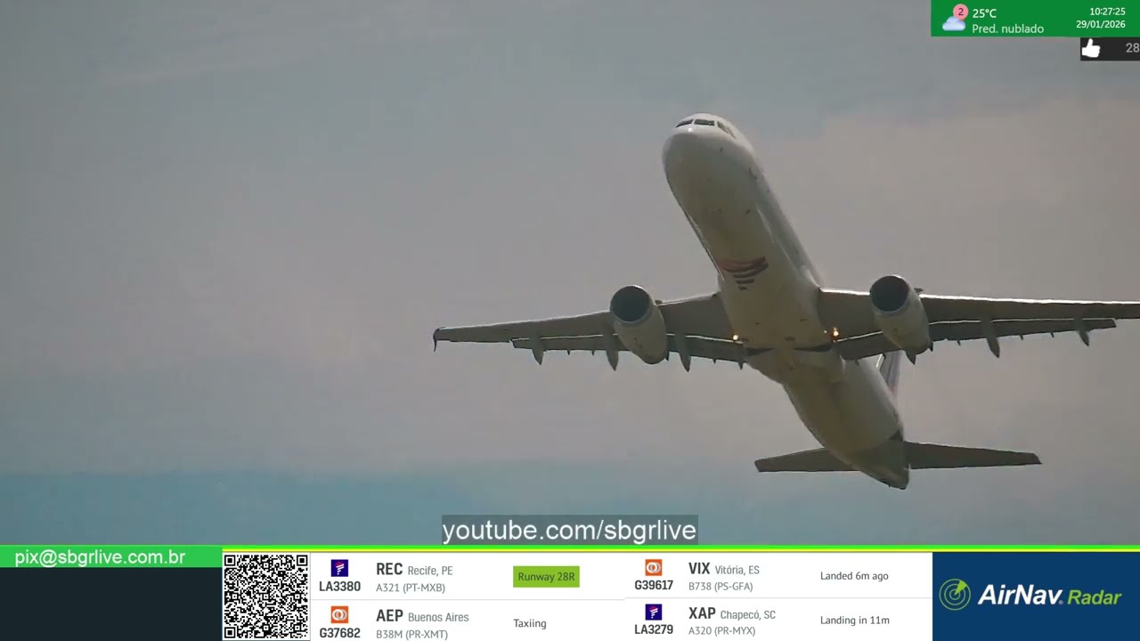 Live transmitida em 29/01/2026 dia
