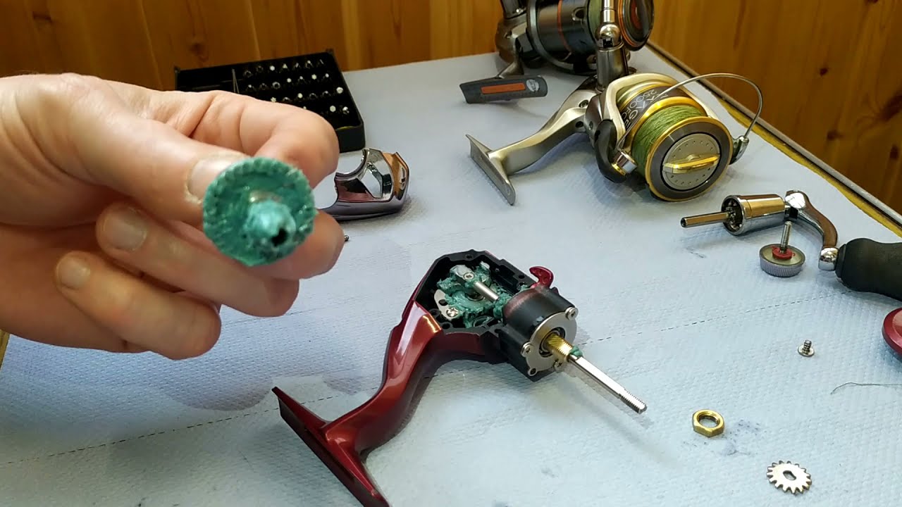 Катушка Shimano 2500. Смазка и обслуживание.