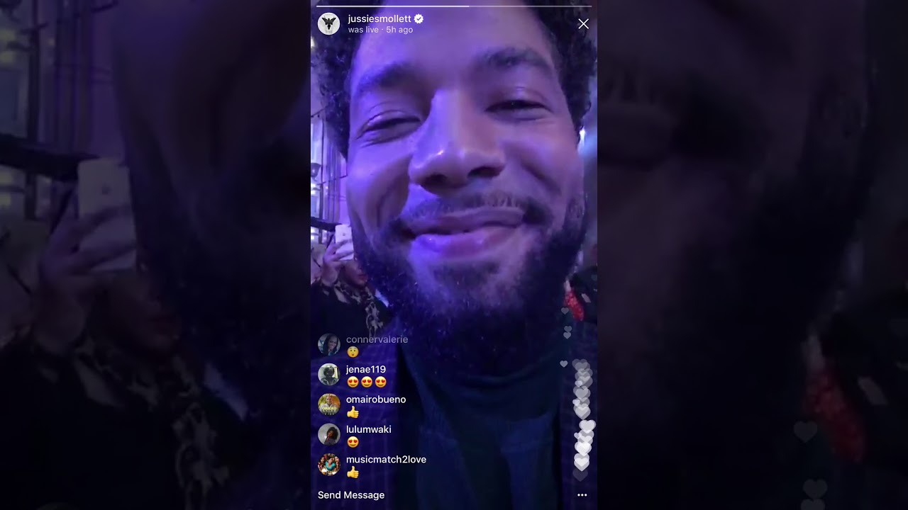 Jussie Smollett Instagram LIVE at National Cares Movement for LOVE of Our Children Gala.
