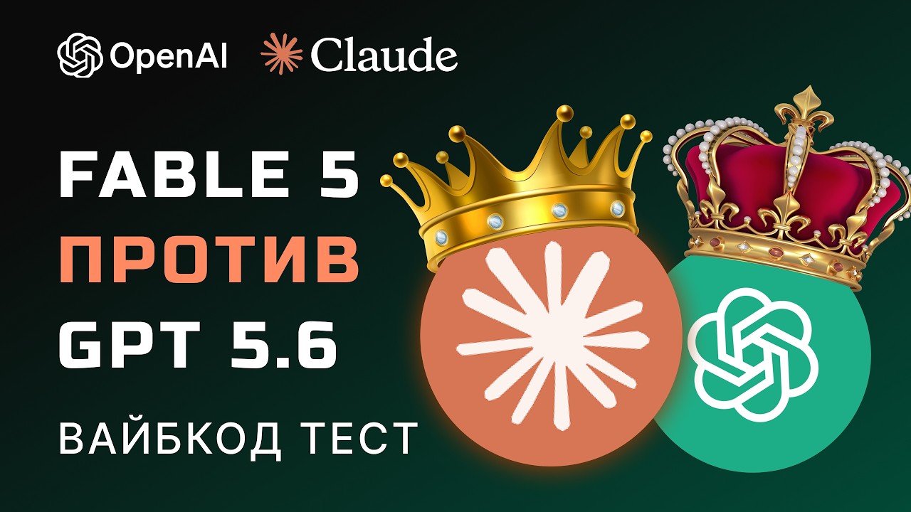 GPT-5.6 Sol vs Claude Fable 5 &mdash; БИТВА ДВУХ КОРОЛЕЙ AI!