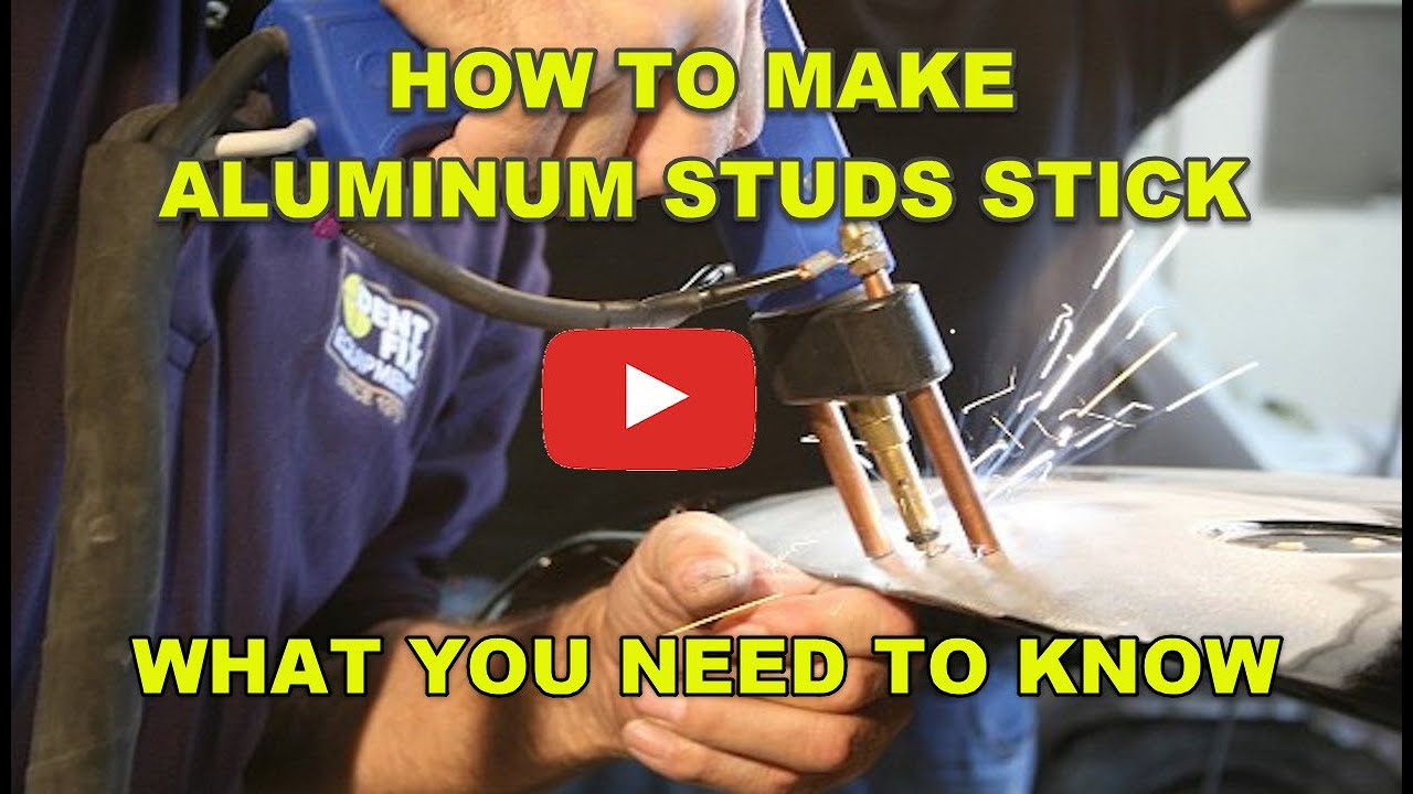 How To Make Aluminum Studs Stick With Dent Fix Aluminum Workstations