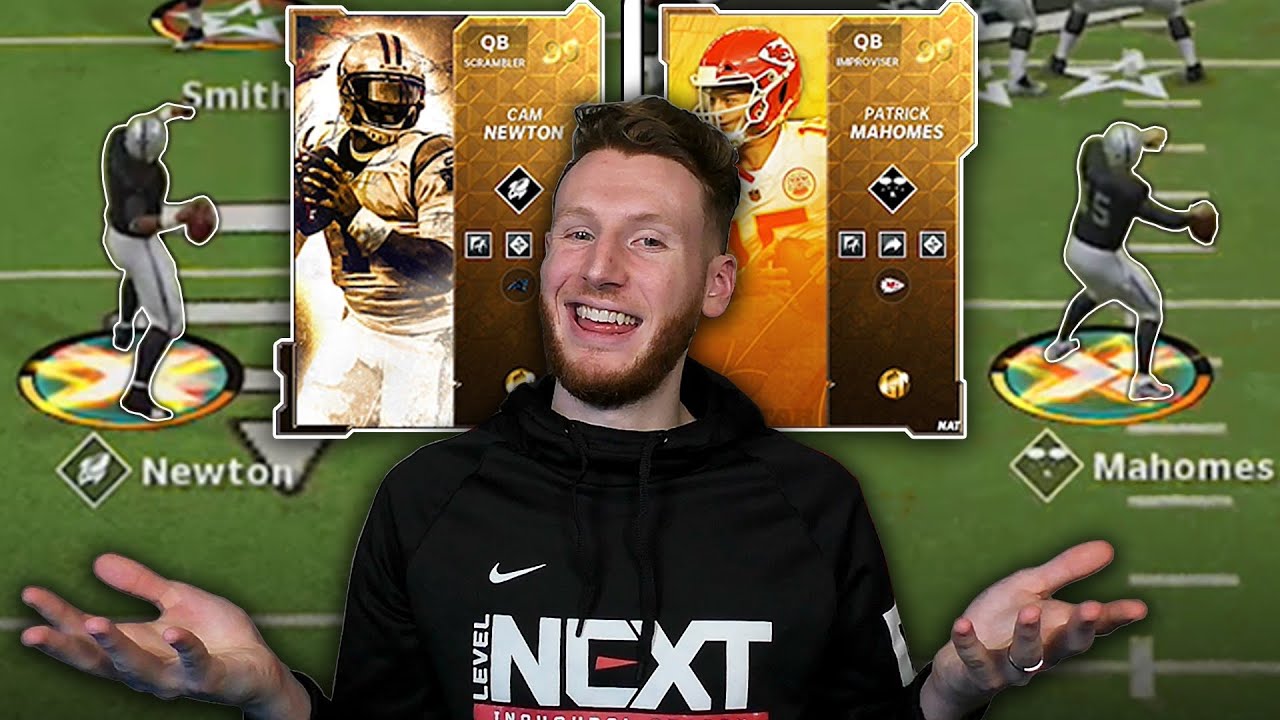 We used GT Cam Newton & GT Patrick Mahomes! - Golden Ticket QB Battles Ep 1