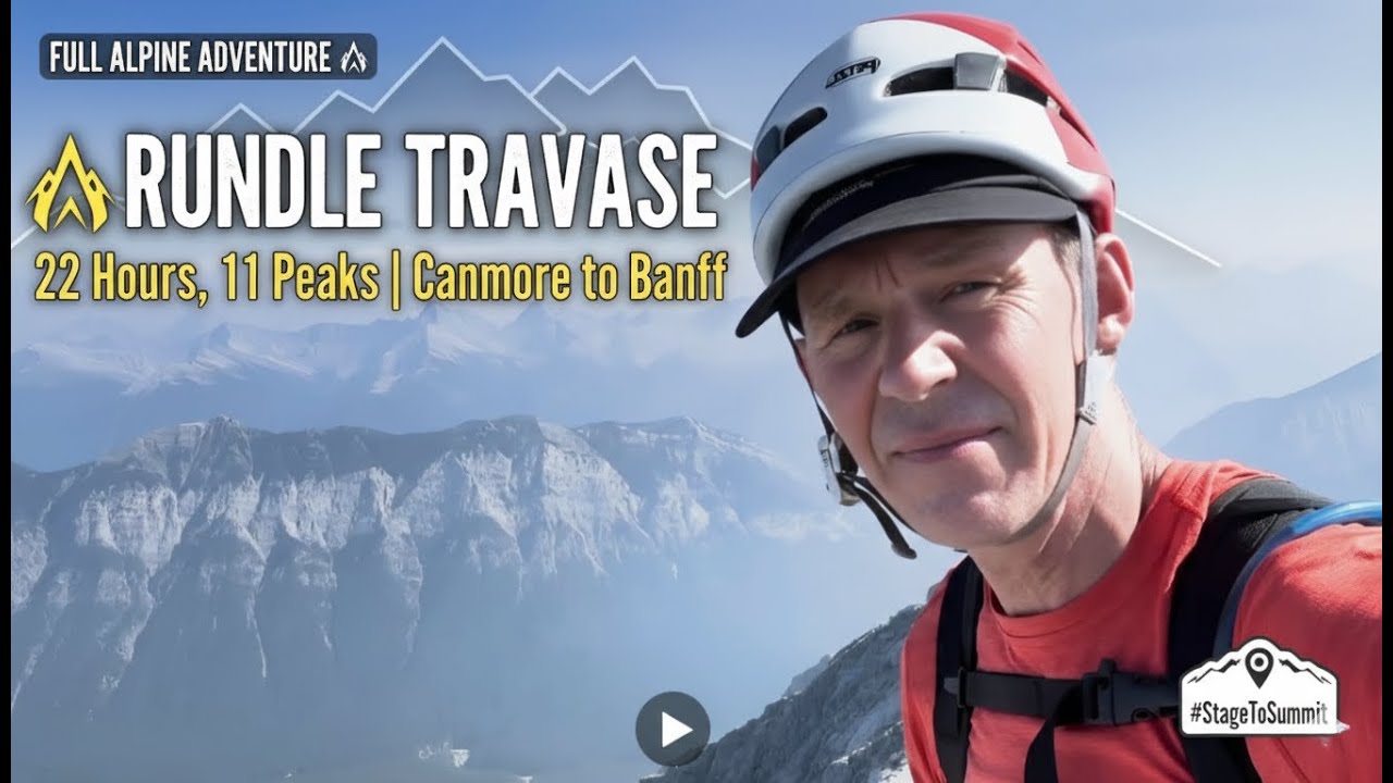 ⛰️ Rundle Traverse | 22 Hours, 11 Peaks from Canmore to Banff (Full Alpine Adventure)