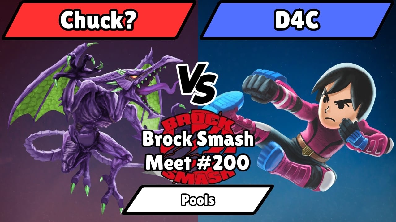 BSM 200 - Chuck? (Ridley) vs D4C (Mii Brawler) - Pools