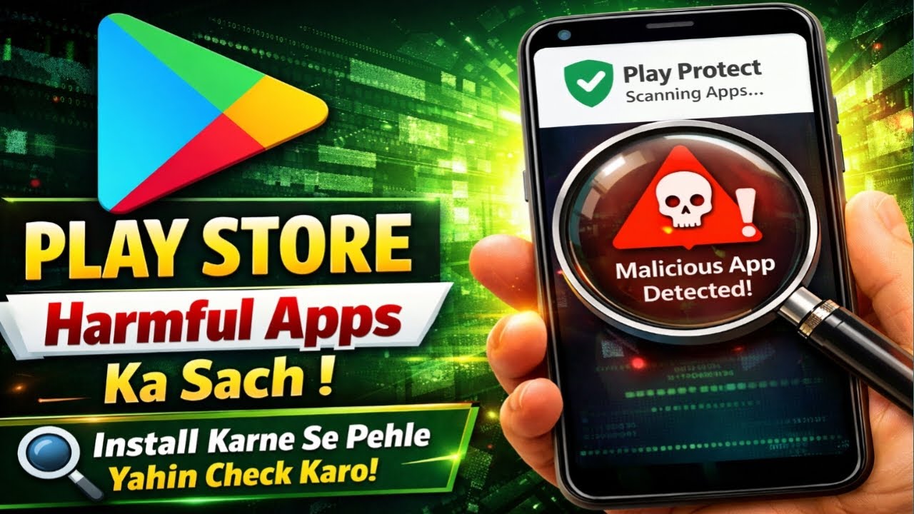 Play Store Ka Ye Secret! ❌ Harmful App Install Hone Se Pehle Yahin Check Kare 😱