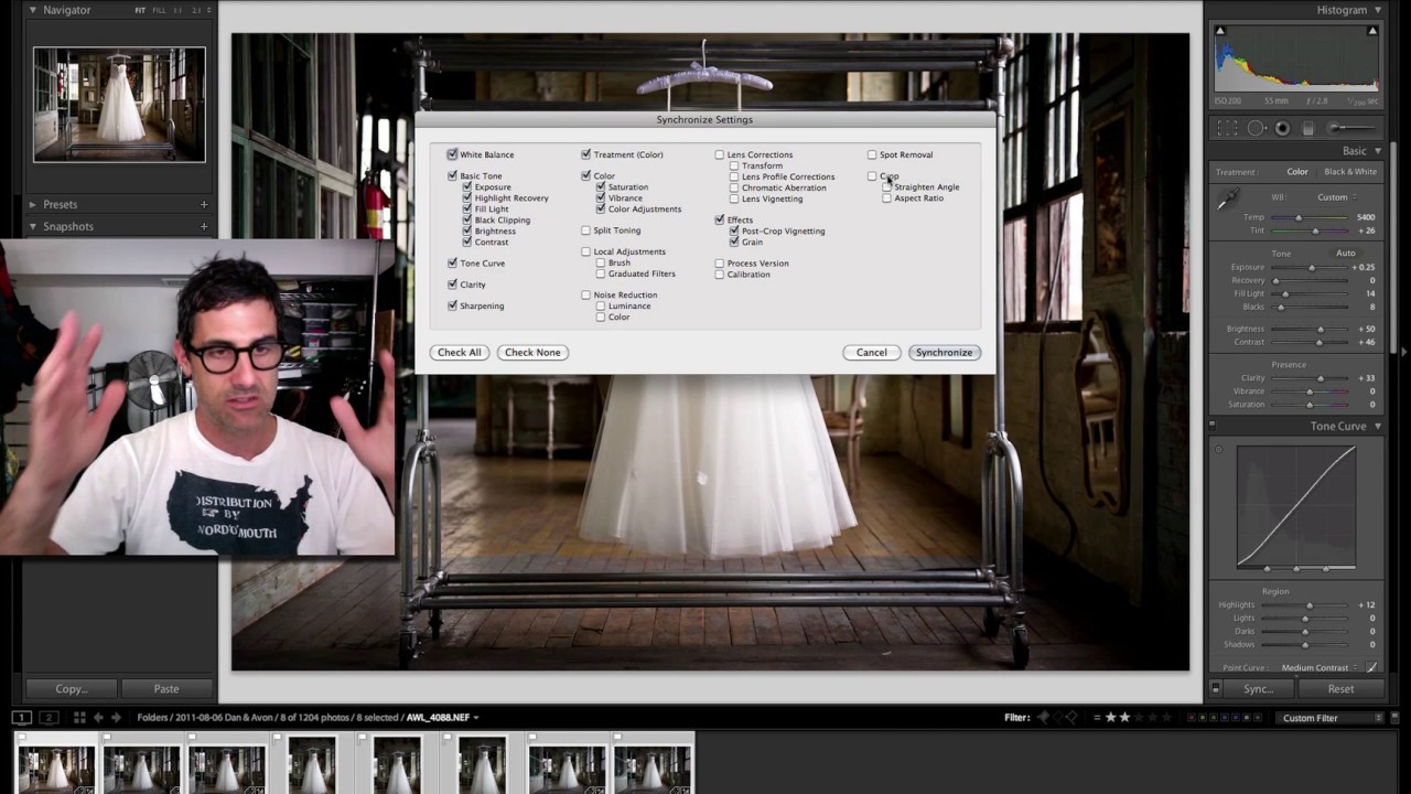Adobe Lightroom Tips, How To Synchronize Develop Settings