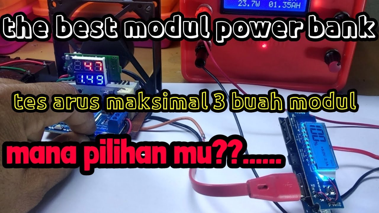 TES AMPER MODUL POWER BANK