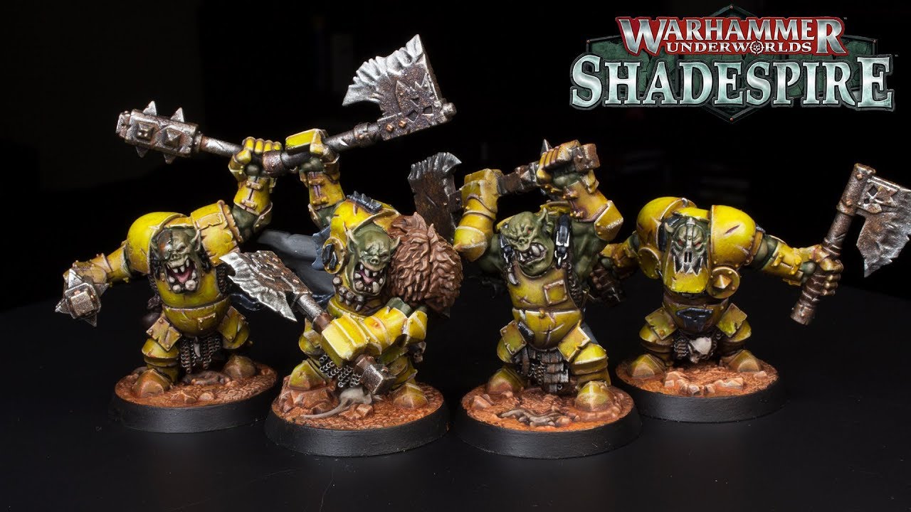 How to Paint Ironjawz Orruks - Ironskull's Boyz (Part 1)  -  Warhammer Underworlds Shadespire