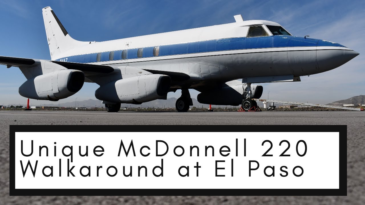 Rare McDonnell 220 Walkaround At El Paso Airport