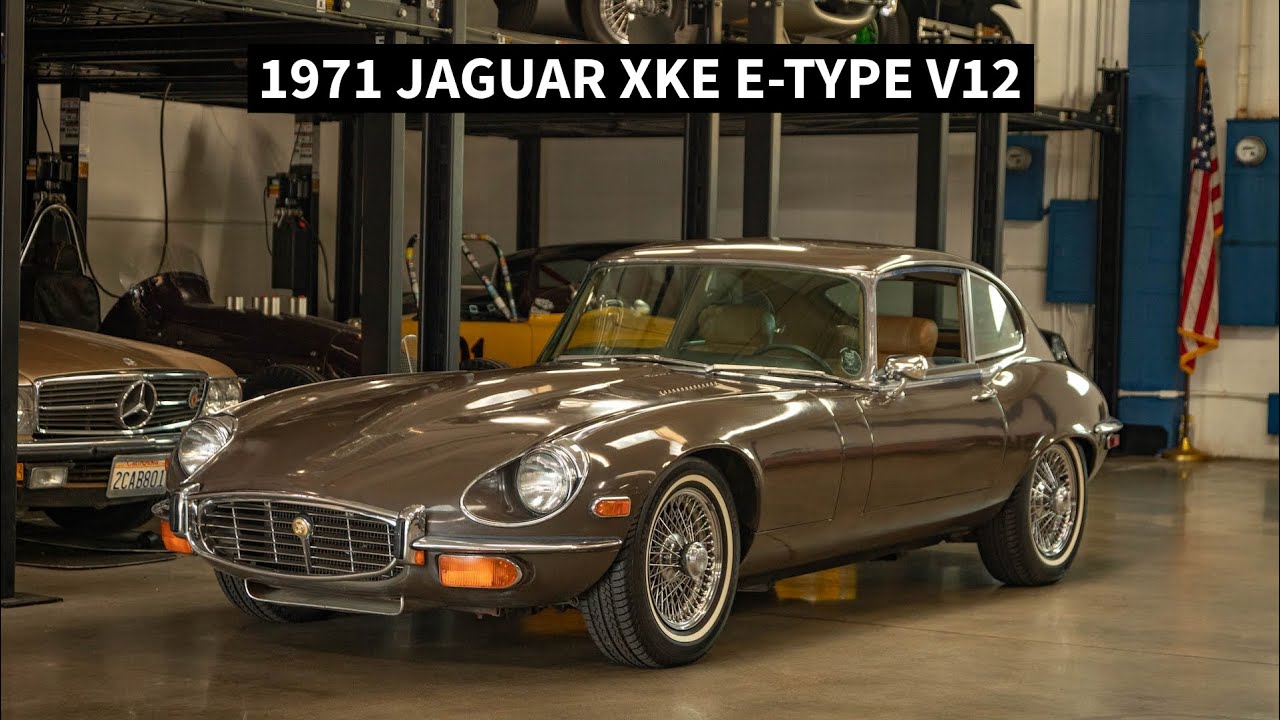 Rare 1971 JAGUAR XKE E-TYPE V12 all original unrestored arrives at West Coast Classics, Torrance, CA
