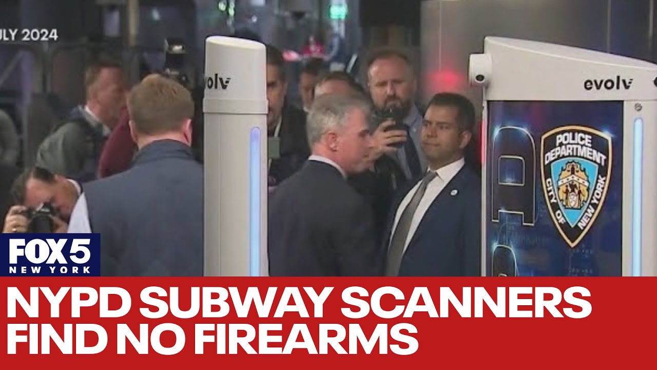 NYPD subway scanners find no firearms