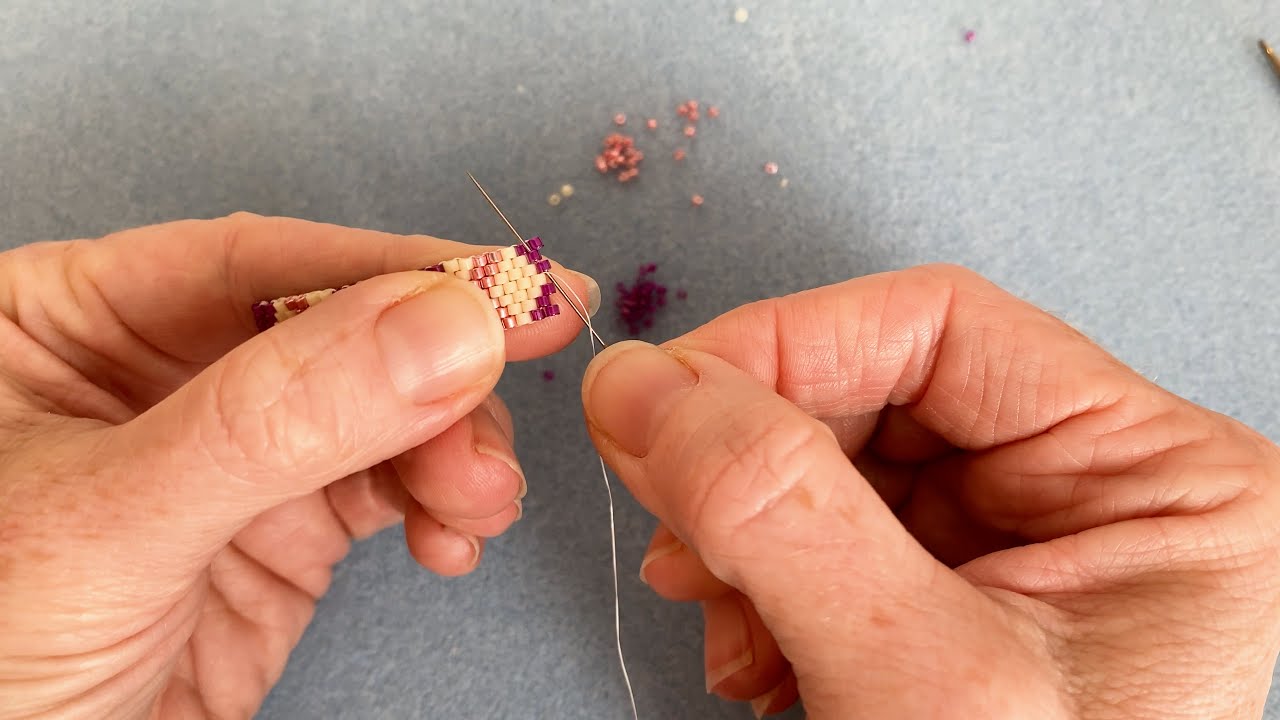 How to Easily Taper Odd-Count Peyote Stitch Ends