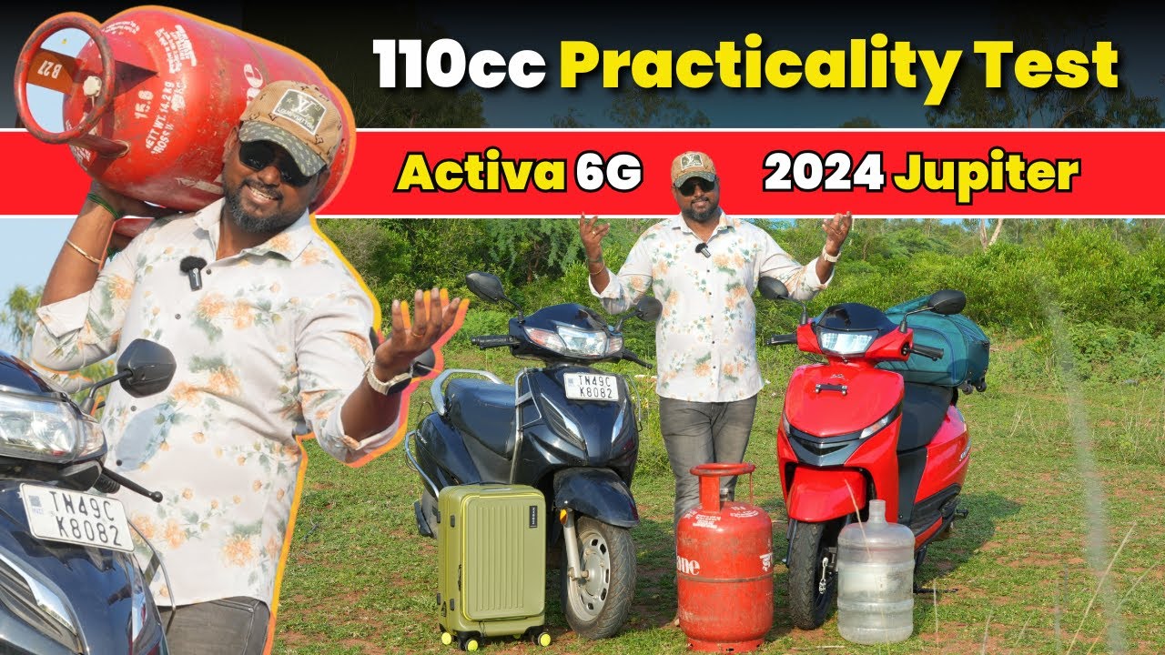 🔴 110cc Scooters Practicality Test | Tvs Jupiter 110 Vs Honda Activa 110 Tamil Review