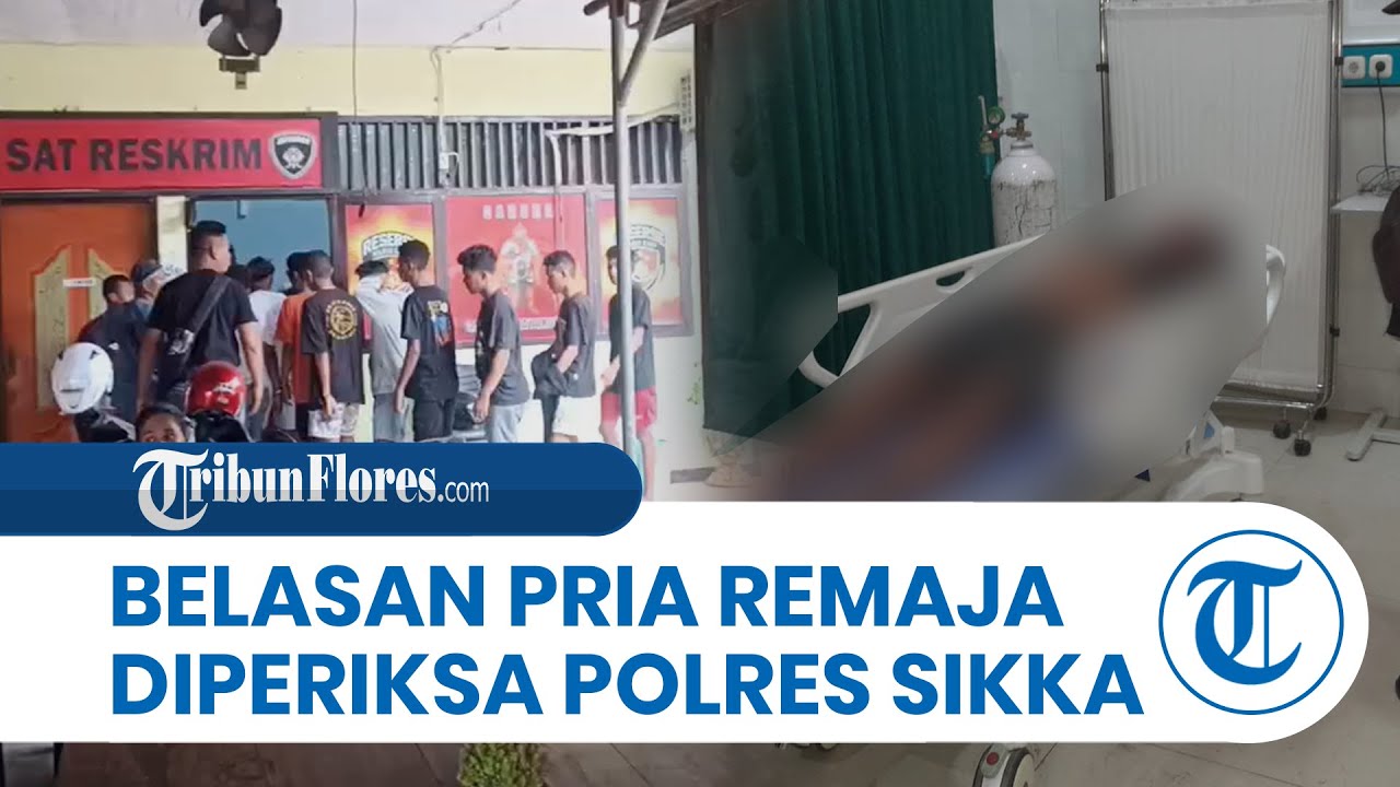 Belasan Pria Remaja Diperiksa Polres Sikka Terkait Pengeroyokan Warga Kota Maumere
