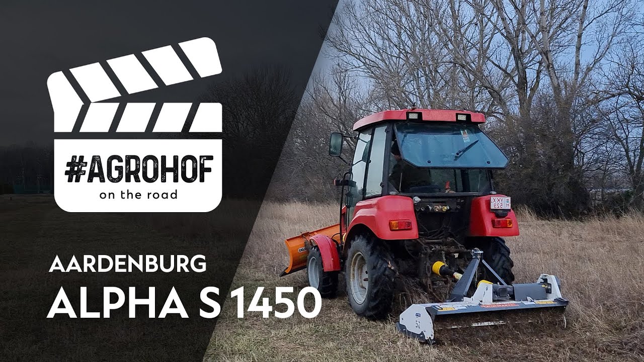 Aardenburg Alpha S 1450 flail mulcher┃Belarus MTZ 320 🚜