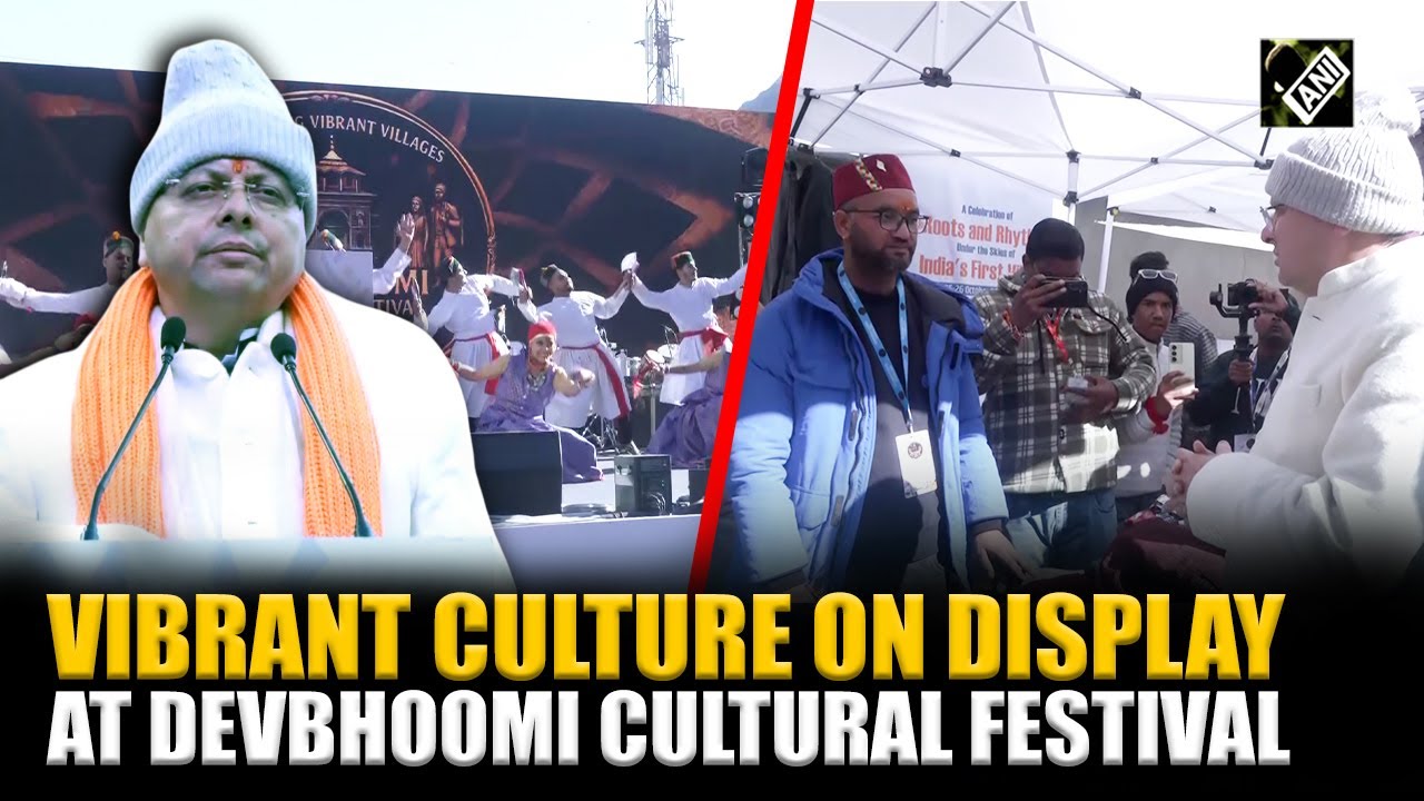 Uttarakhand CM Pushkar Dhami attends Devbhoomi Cultural Festival in Badrinath