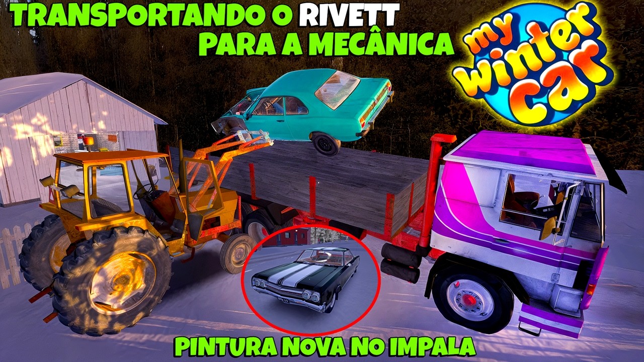 Levamos o Rivett no Fleetari Para Começar o Projeto de Rally 🚗- My Winter Car #045
