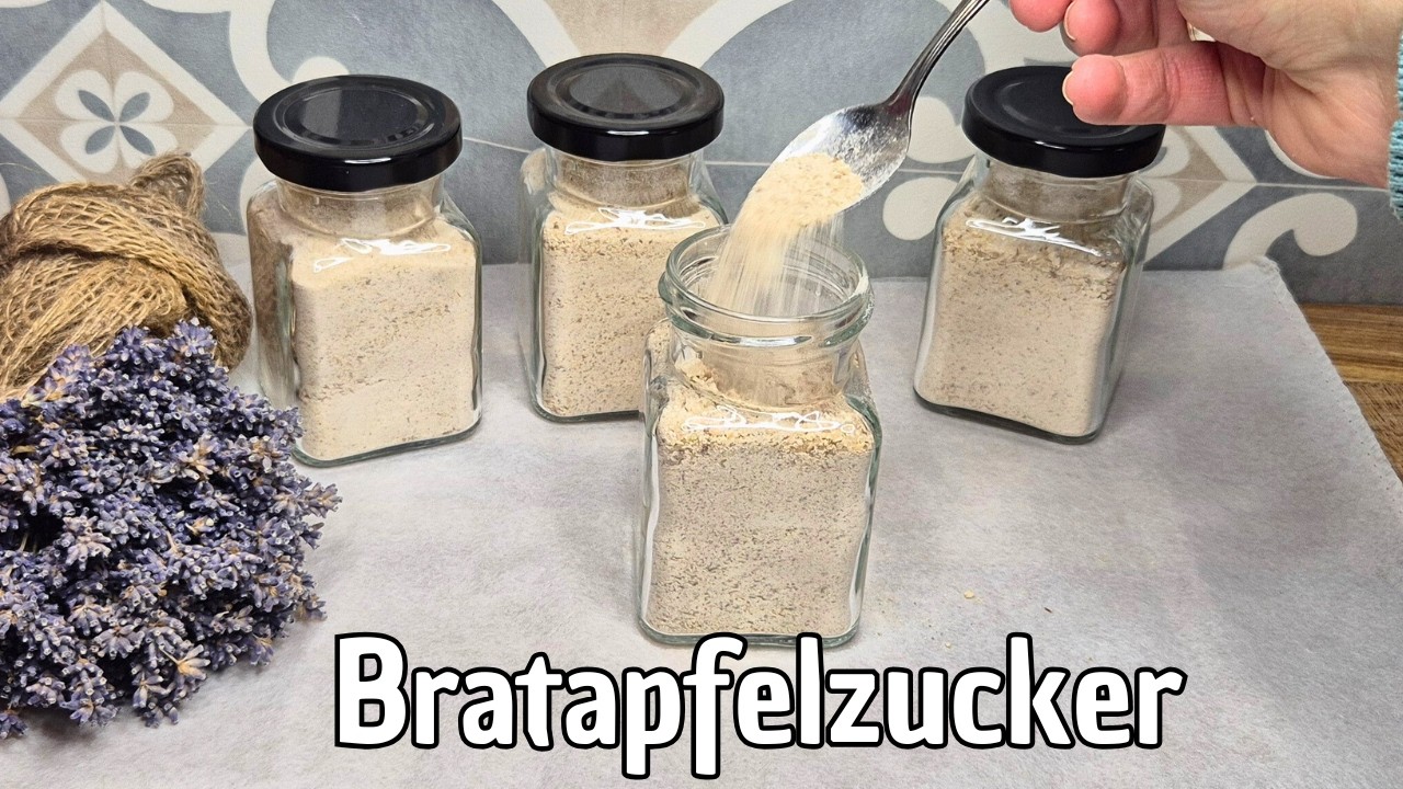 Bratapfelzucker einfach gemacht ☺️ Winterzauber zum verschenken im Glas #276