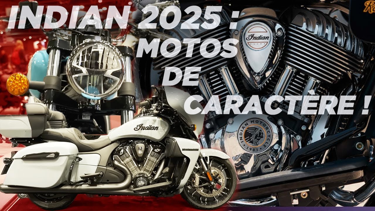 Indian 2025 : Nouveau moteur, nouvelles bécanes…