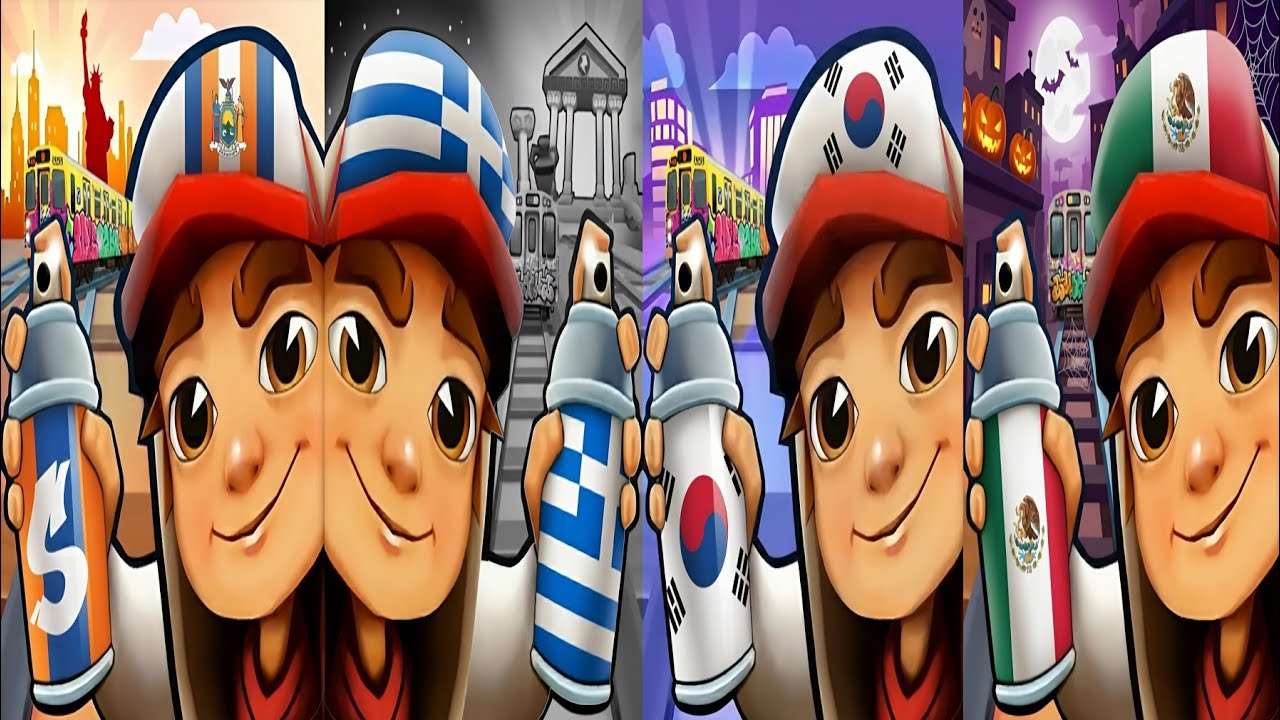 Best Of Subway Surfers // Subway Surfers : New York 🆚 Seoul 🆚 Mexico 🆚 Greece 2025 