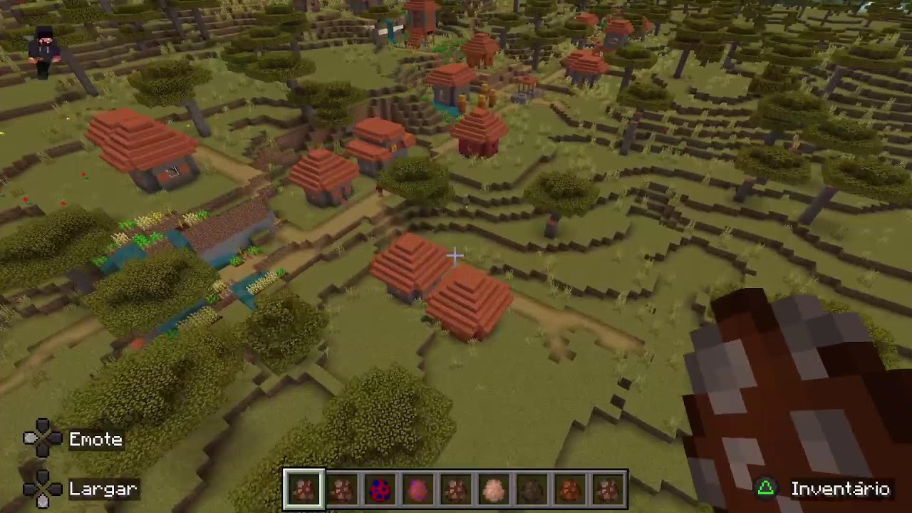 Jogando Minecraft com animais extintos
