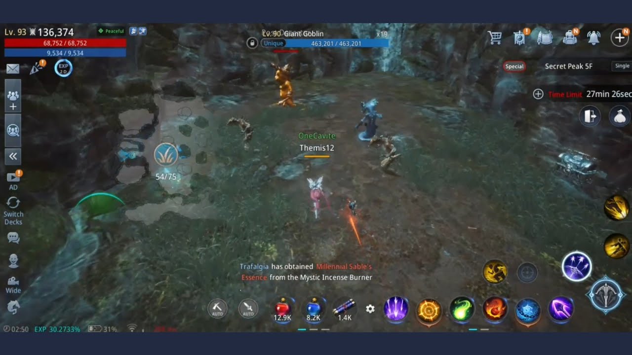 MIR4: Martial Arts Master's Training Method | Secret Peak 5F