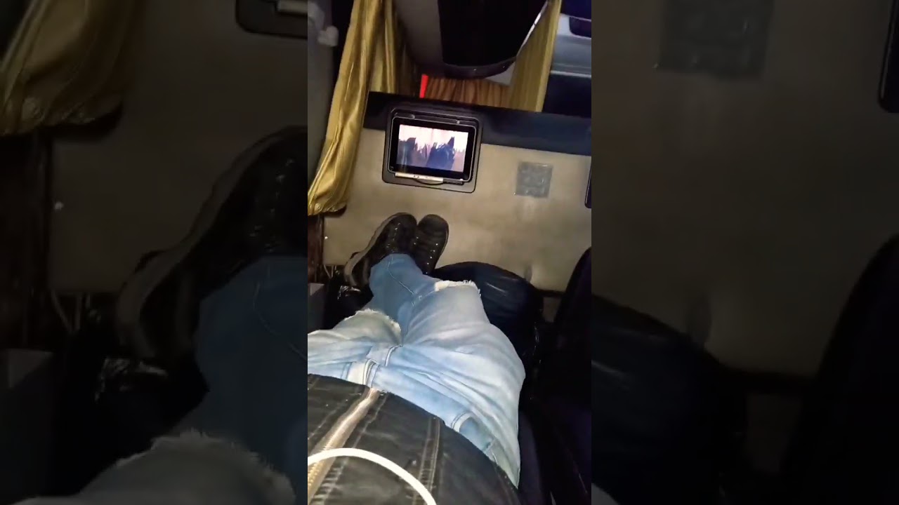 primera vez que subo a un bus cama y es bus cama 😅😅 100% real