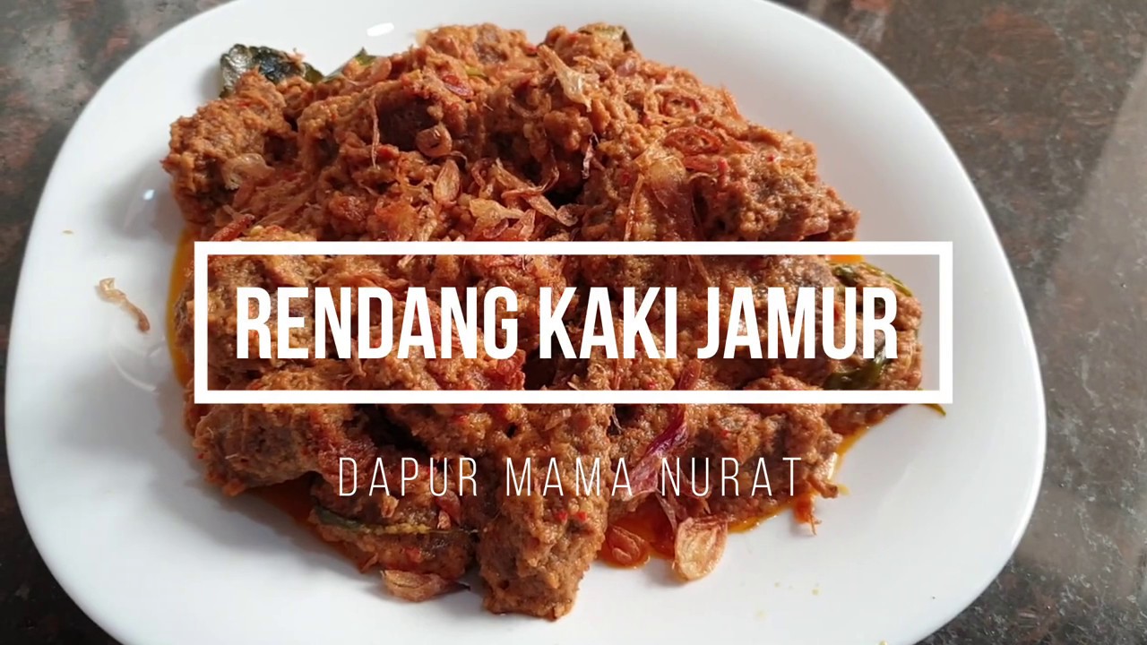 Rendang Kaki Jamur Hiokio