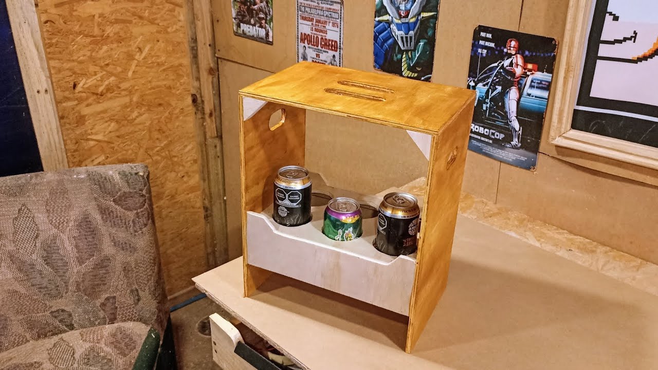 Taburete Cervecero / Banquito Cervecero de Madera