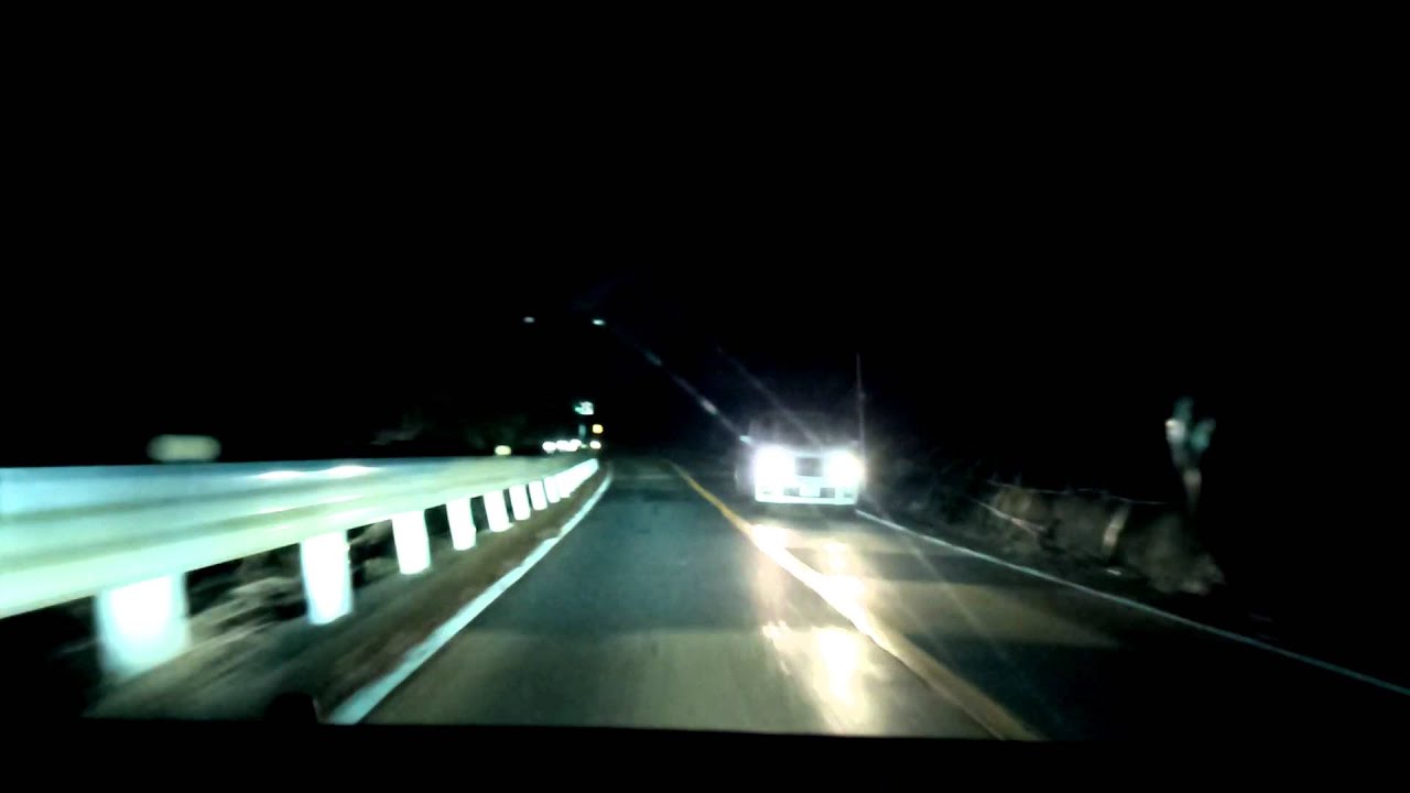 大崩海岸夜間走行