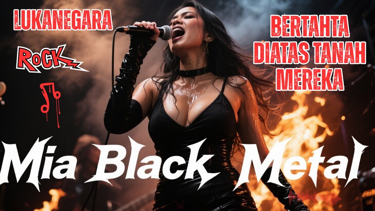 LUKANEGARA - Bertahta diatas tanah mereka 🤘🔥 Black Metal Cover MIA🎸🖤 ROCK VERSI CADAS 😈🎧  VIRAL 2026