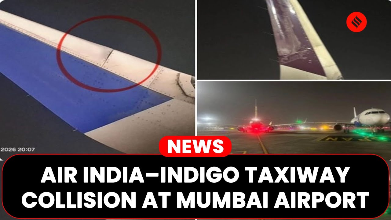 Air India, IndiGo Jets Clip Wings in Mumbai Taxiway Scare