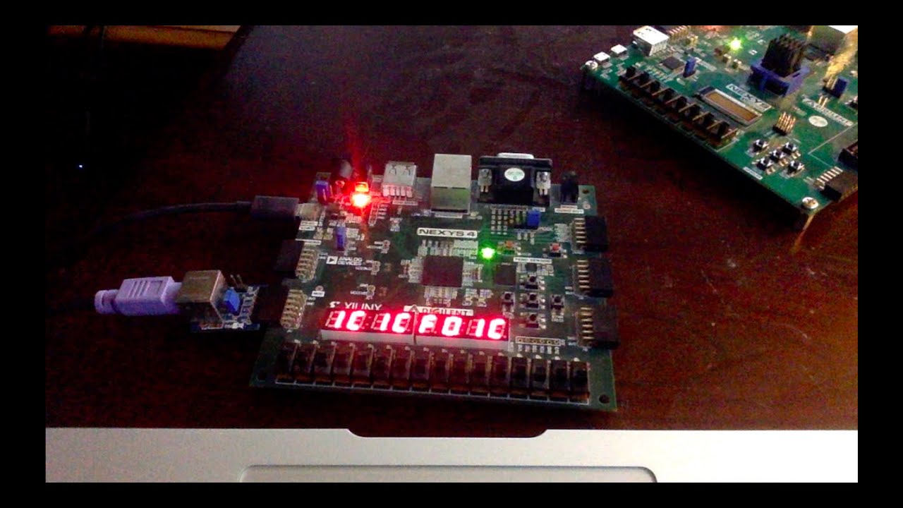 Hello PS/2 Keyboard in Verilog