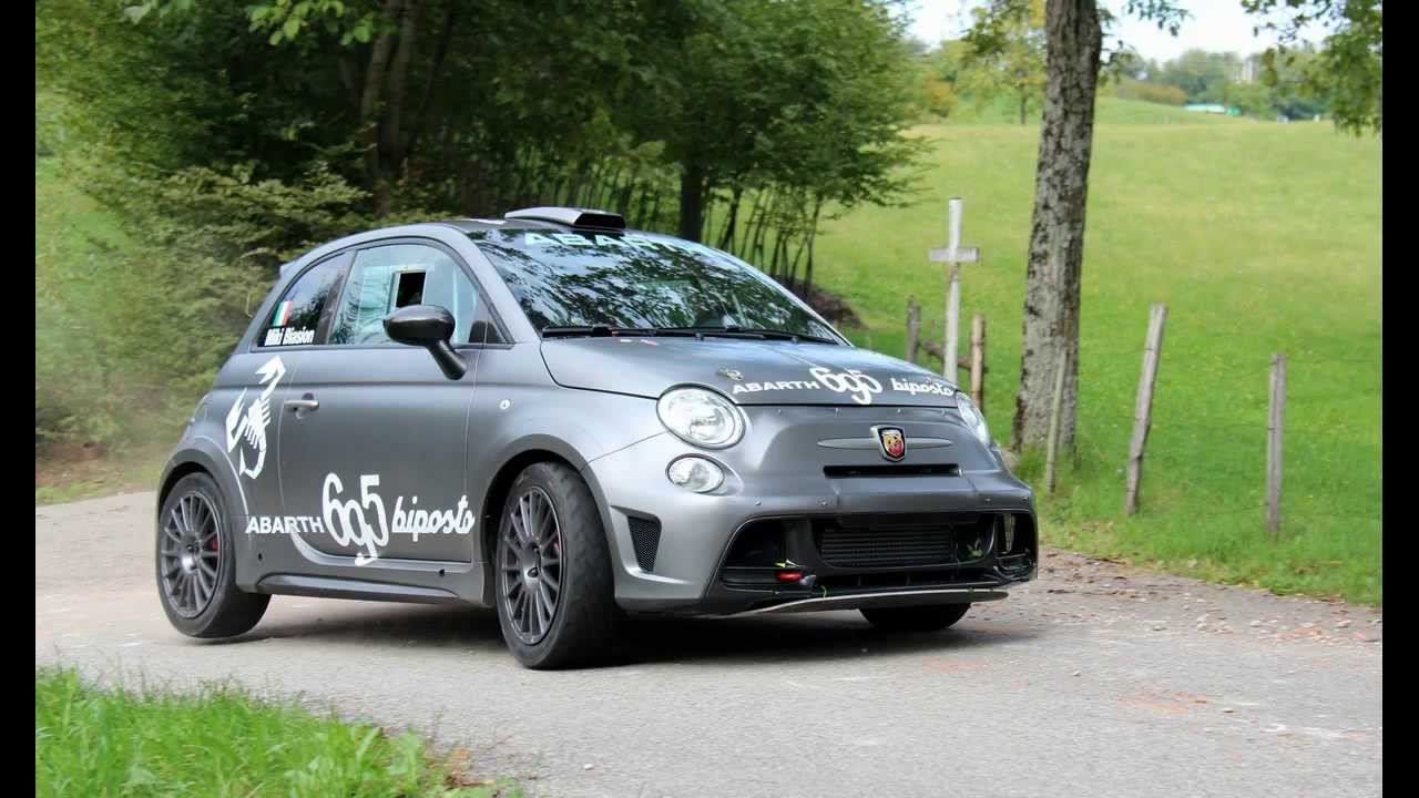 Miki Biasion - Test Abarth 695 Biposto Rally Città di Bassano 2015