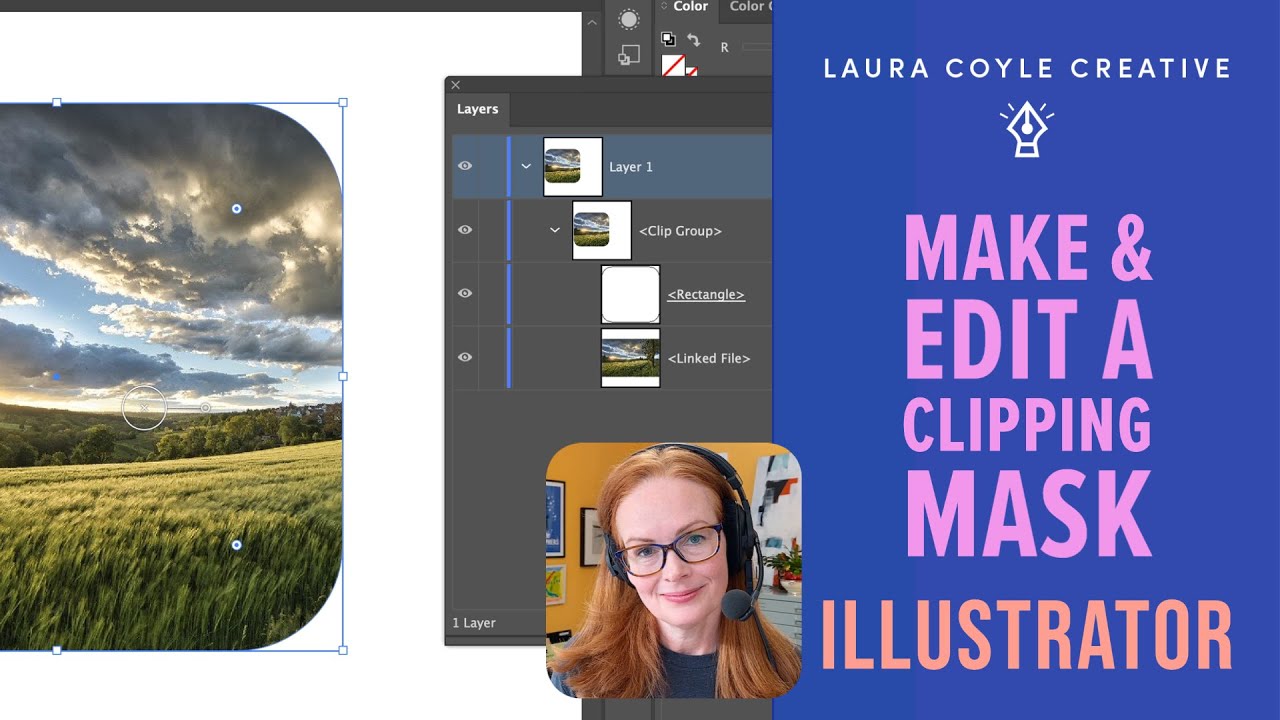 Как создать и отредактировать обтравочную маску в Adobe Illustrator